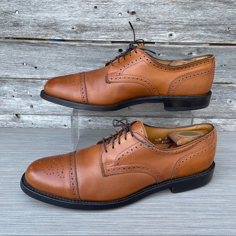 Allen Edmonds Lexington Cognac Leather Shoes